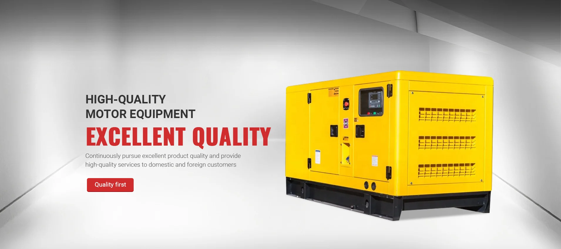 Generator set banner 3